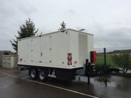 400 kVA Energieversorger fahrbar Tandem-Fahrgestell
