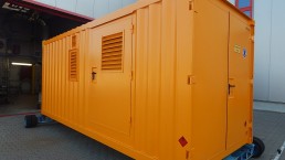 60 kVA und 12 kVA in einem 20 Fuß Container