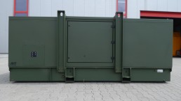 125 kVA Bundeswehr Stromaggregat mit VSCF Technologie
