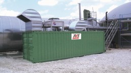 250 kW BHKW Biogas Container 9x3m