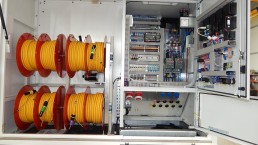 275 kVA Energieversorger fahrbar Tandem-Fahrgestell
