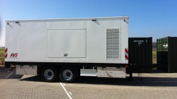 500-650 kVA Energieversorger fahrbar Tandem-Fahrgestell
