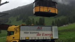 700 kVA Montage auf dem Nebelhorn